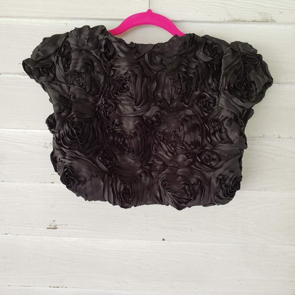 Ruby Rox Black Shrug/Jacket - Picture 2 of 4